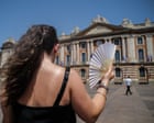 Europe heatwave live: UK issues rare red temperature warnings; French PM to hold crisis meeting after heat deaths