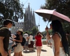 Barcelona registers highest temperature in 112 years as UK health service urges children and elderly to ‘take weather seriously’ – Europe live